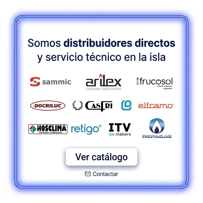 Somos distribuidores directos y servicio técnico en la isla
