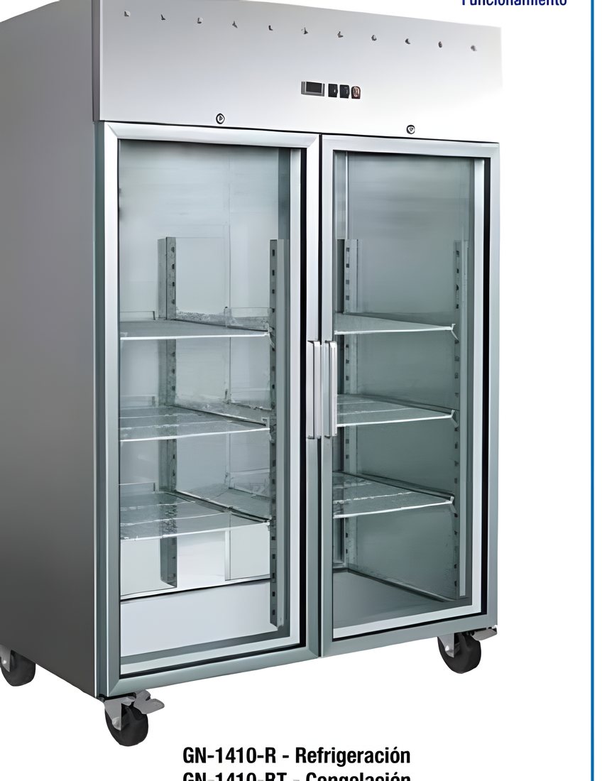Armario Congelación Total Inox Serie Inter GN-2/1