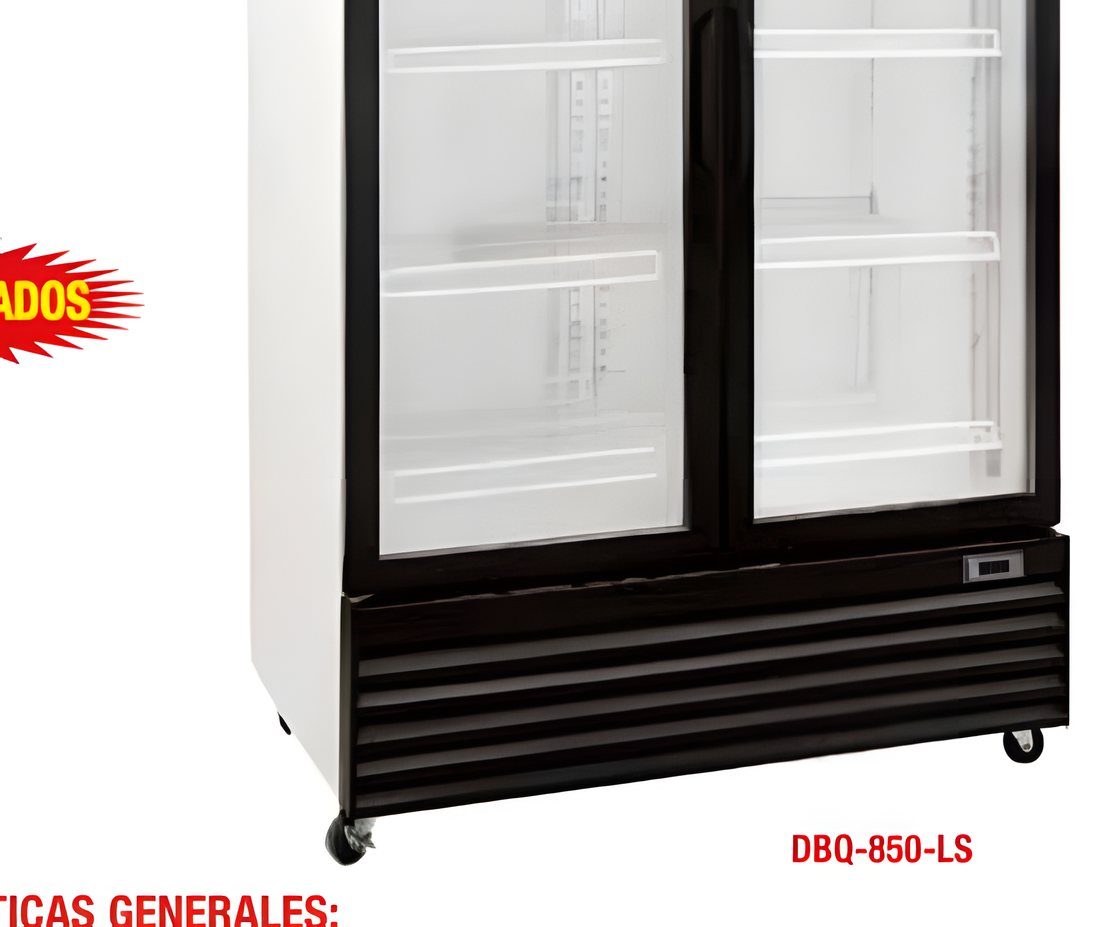 Armario Doble Puerta Cristal Refrigeración Serie Delta DBQ-700-LSC / DBQ-800-LS