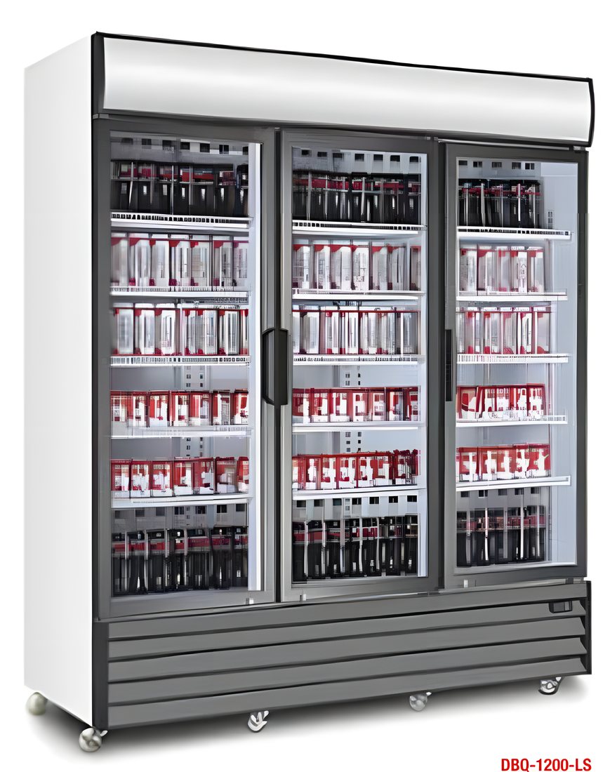 Armario Expositor Refrigeración 3 Puertas Serie Delta DBQ-1200-LS
