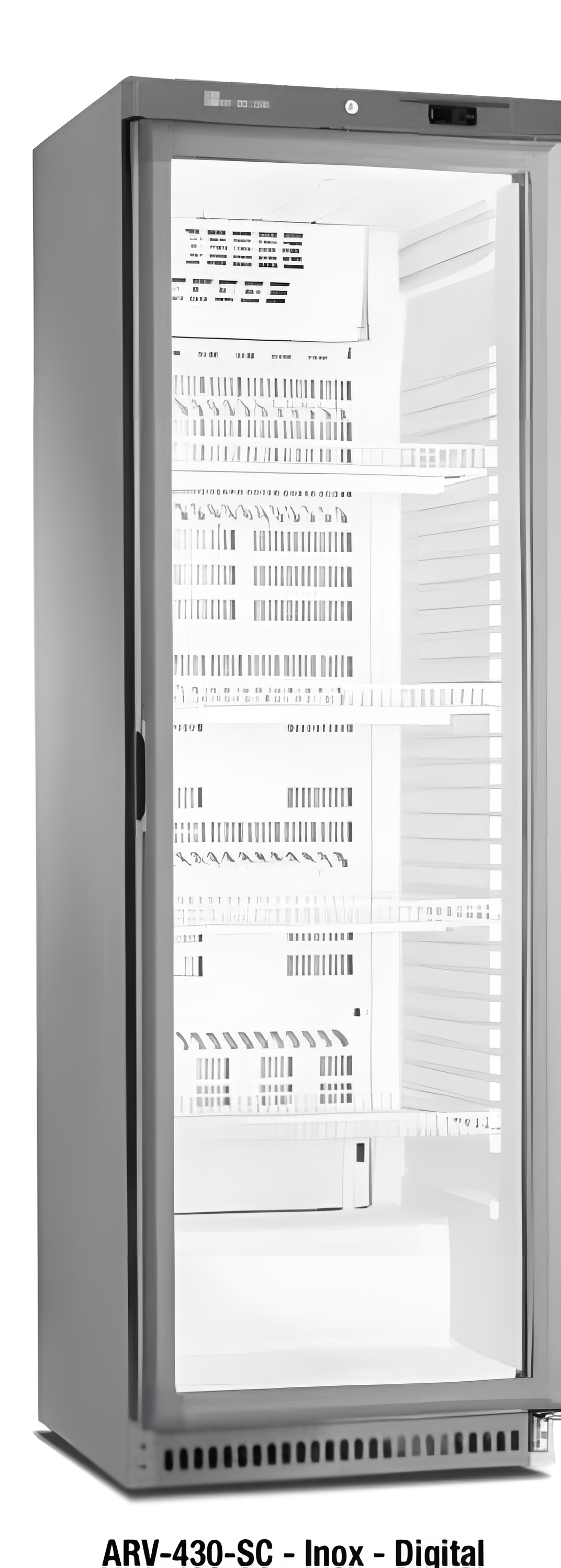Armario Refrigeración Puerta Cristal Serie 430 ARV-400-SC / ARV-430-SC INOX