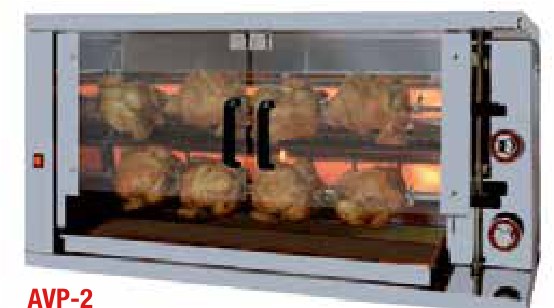 Asadores de Pollos a Gas Verticales
