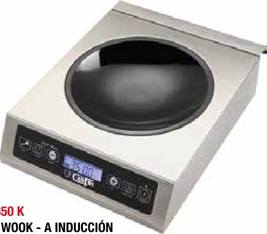Cocinas Encimeras Industriales a Inducción INDW 350 K - WOK