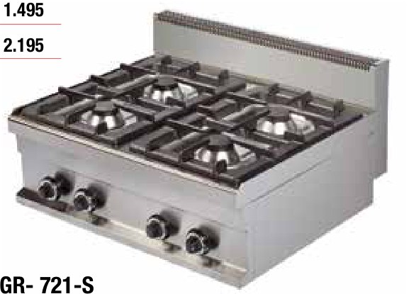 Cocinas Serie 700 a Gas GR-721-S