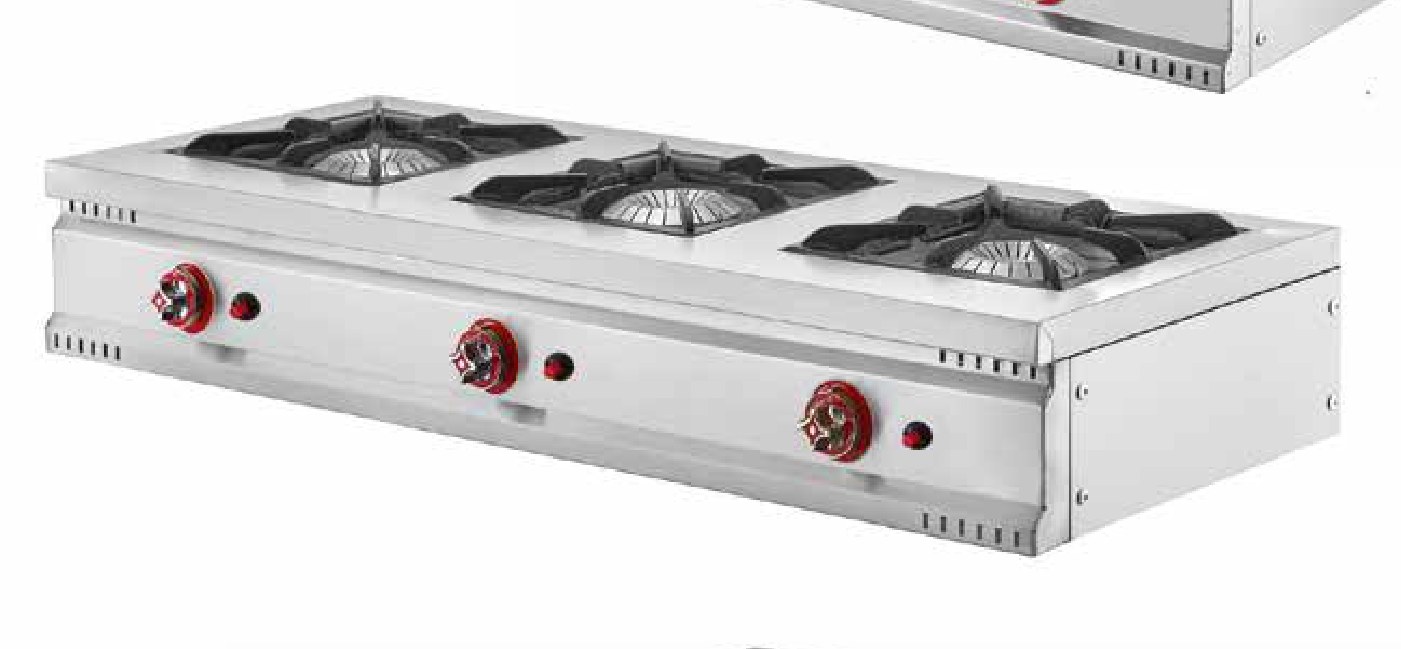 Cocinas de Sobremesa de 2, 3 y 4 Fuegos MD-3G