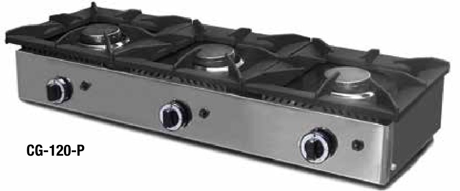 Cocinas Sobremostrador con Plancha para Asar CG-120-P