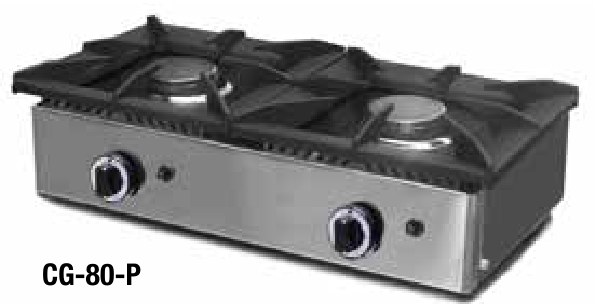 Cocinas Sobremostrador con Plancha para Asar CG-80-P