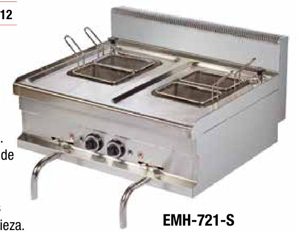 Cuece Pastas Eléctricos Serie 600/700/900 EMH-721-S