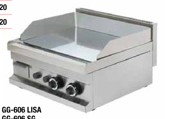 Fry-Top Serie 600/700/900 GG-606-SG