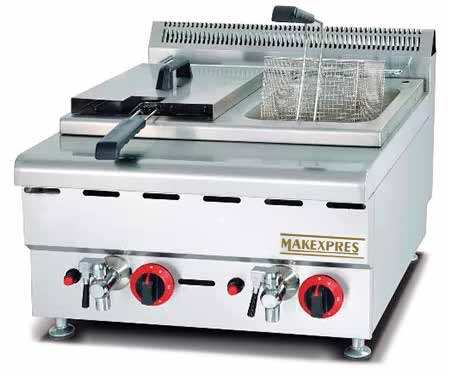 Freidora a Gas Serie Snack FR/HGF Makexpres