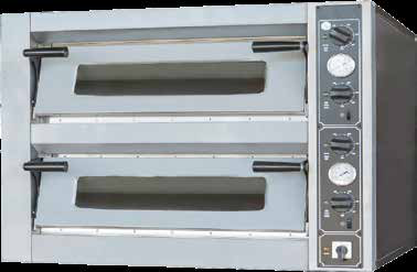 Hornos Eléctricos para Pizzería Serie PB Bicámara