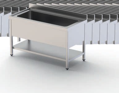 Fregadero Gran Capacidad con Mueble Sin Estante