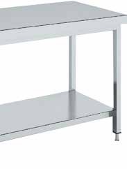 Mesa de Trabajo Central Serie Especial ALFA 600 y 700