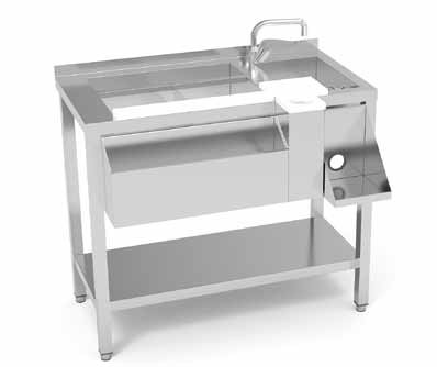 Mesa para Preparación de Cócteles con Cuba Fregadero