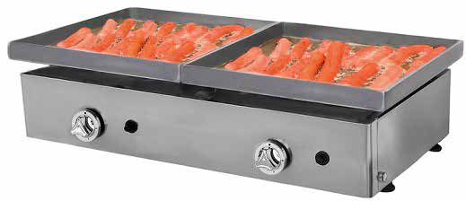 Barbacoa a Gas Piedra Volcánica Gama 600 Makexpres