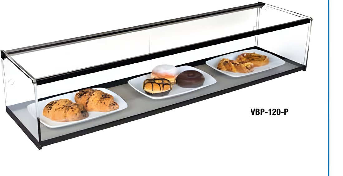 Vitrina Neutra Cristal Recto con Base y Puertas VBP
