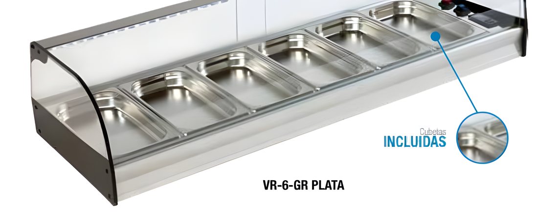 Vitrina Expositora Refrigerada para Tapas VR-GR (Grupo Remoto)